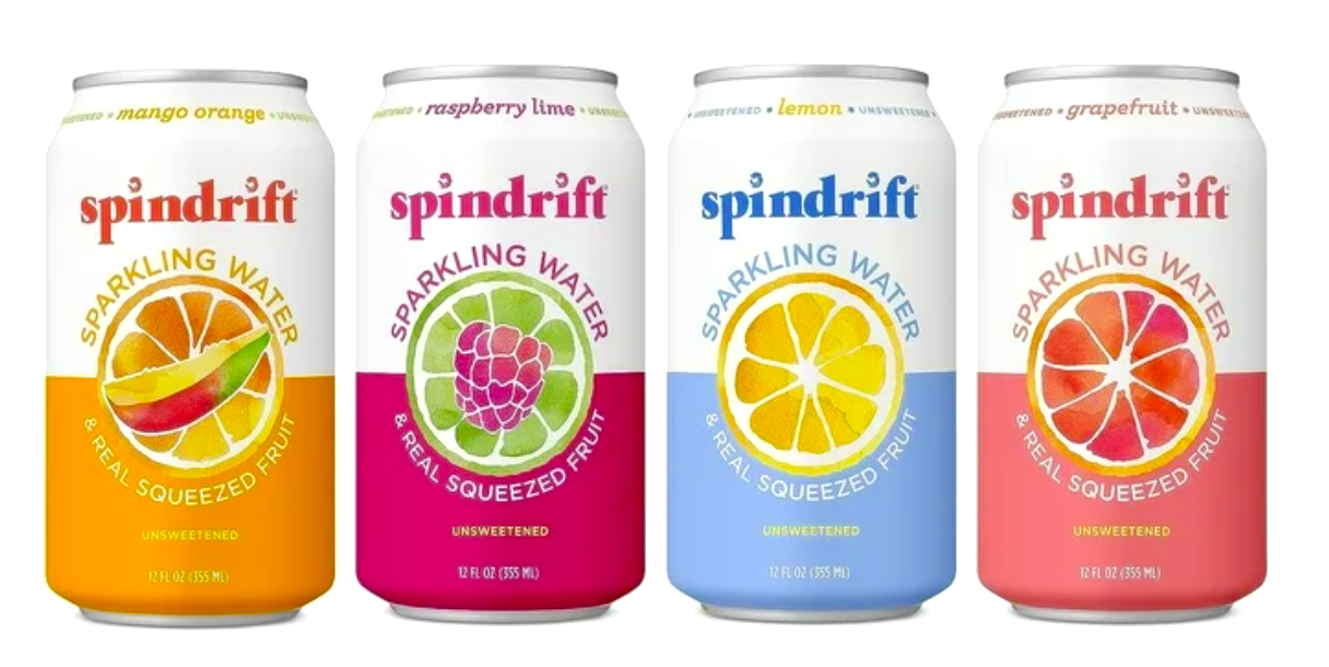 Spindrift cans