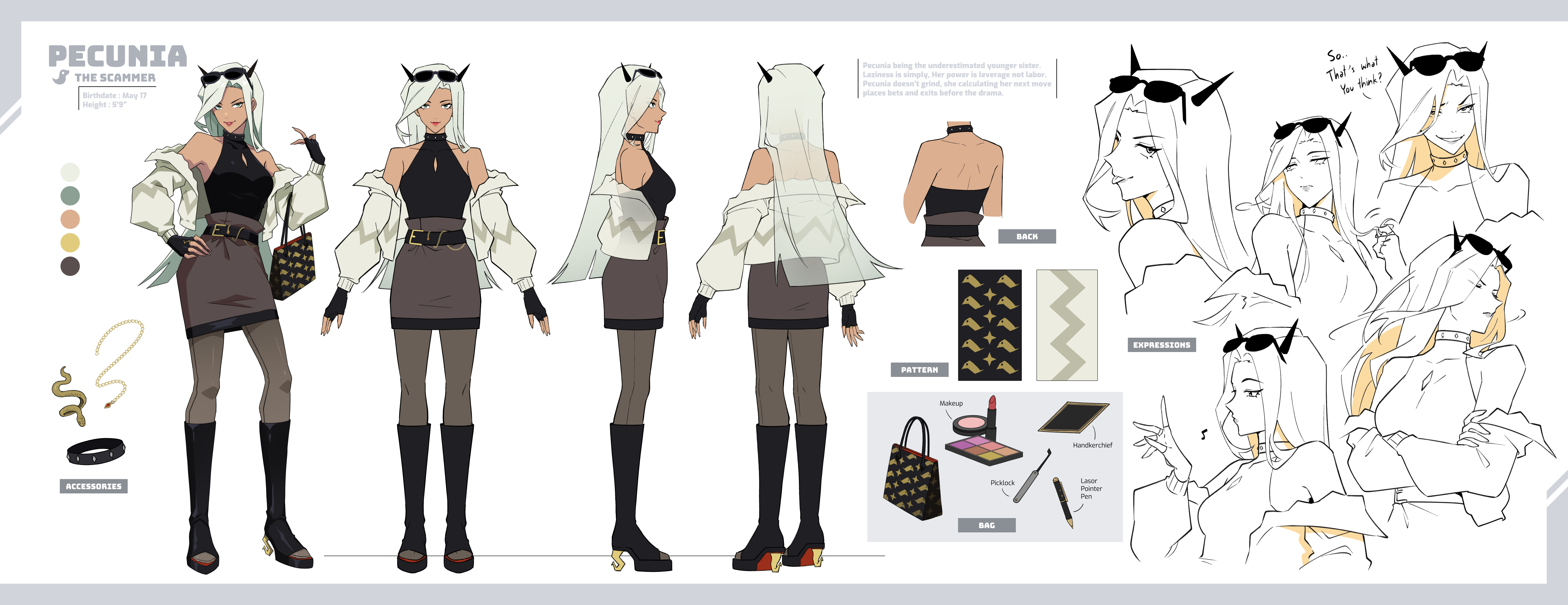 Pecunia Character Sheet